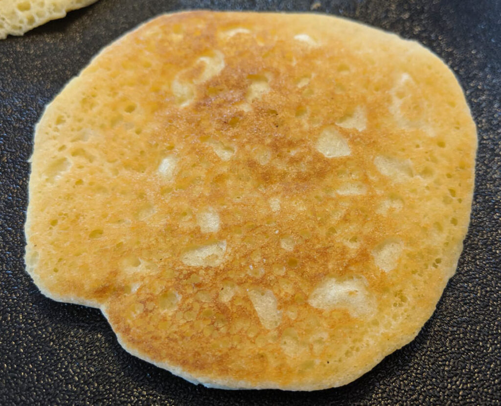 closeup photo of cooked pancake