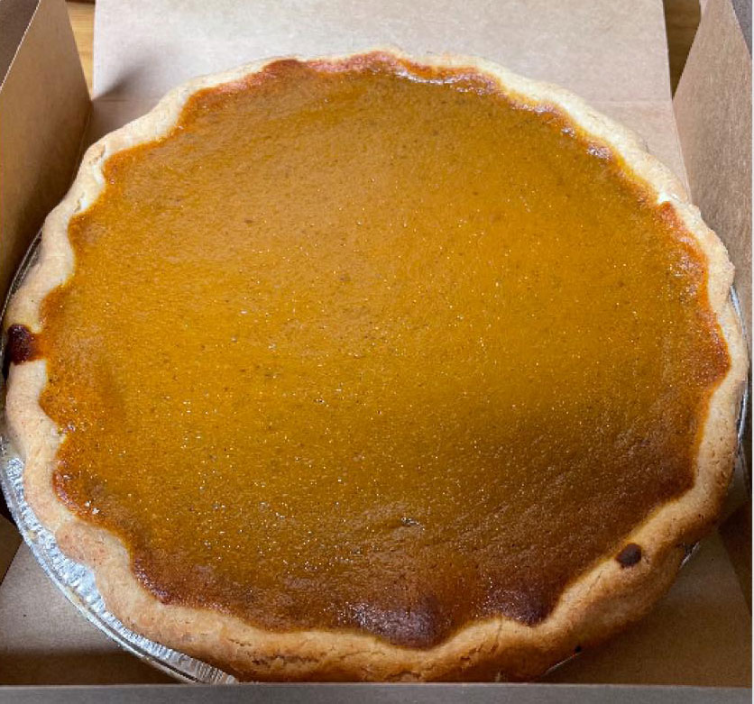 photo of gluten-free pumpkin pie